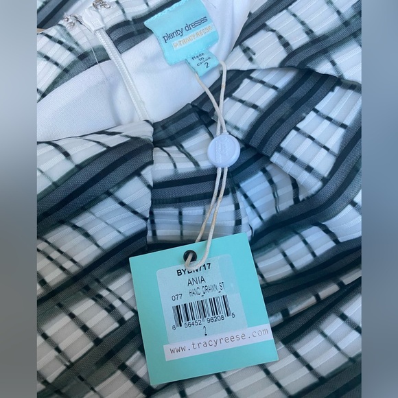 Plenty by Tracy Reese Black & White Fit & Flare Dress - Size 2 /ANTHROPOLOGIE - Picture 12 of 13